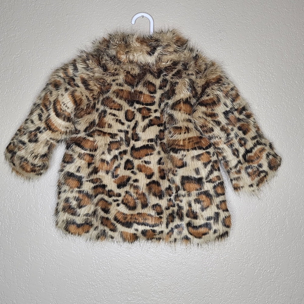 HAUTE BABY Dtm Brown Leopard Sprint Faux Fur - Picture 2 of 5